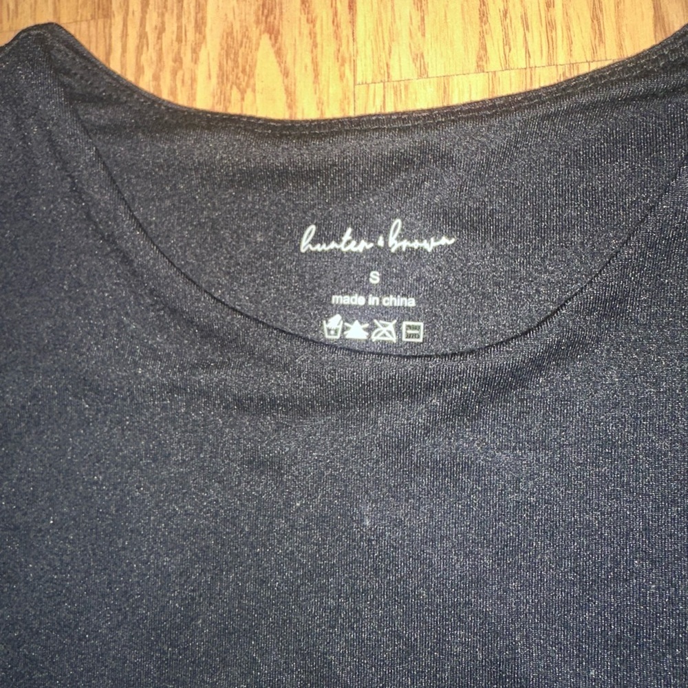 Hunter + Hope Black Crop Top